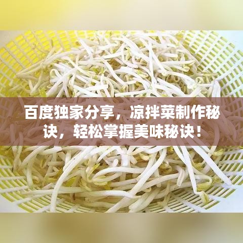 百度獨(dú)家分享，涼拌菜制作秘訣，輕松掌握美味秘訣！