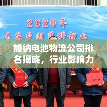 加納電池物流公司排名揭曉，行業(yè)影響力不容小覷