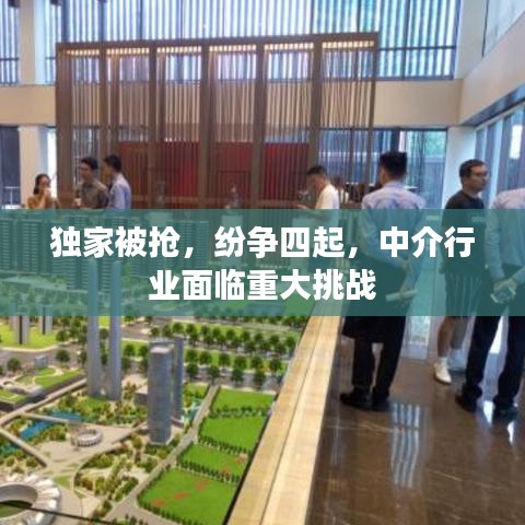 獨家被搶，紛爭四起，中介行業(yè)面臨重大挑戰(zhàn)