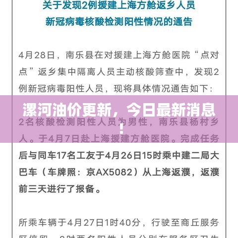 漯河油價更新，今日最新消息！