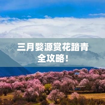 三月婺源賞花踏青全攻略！